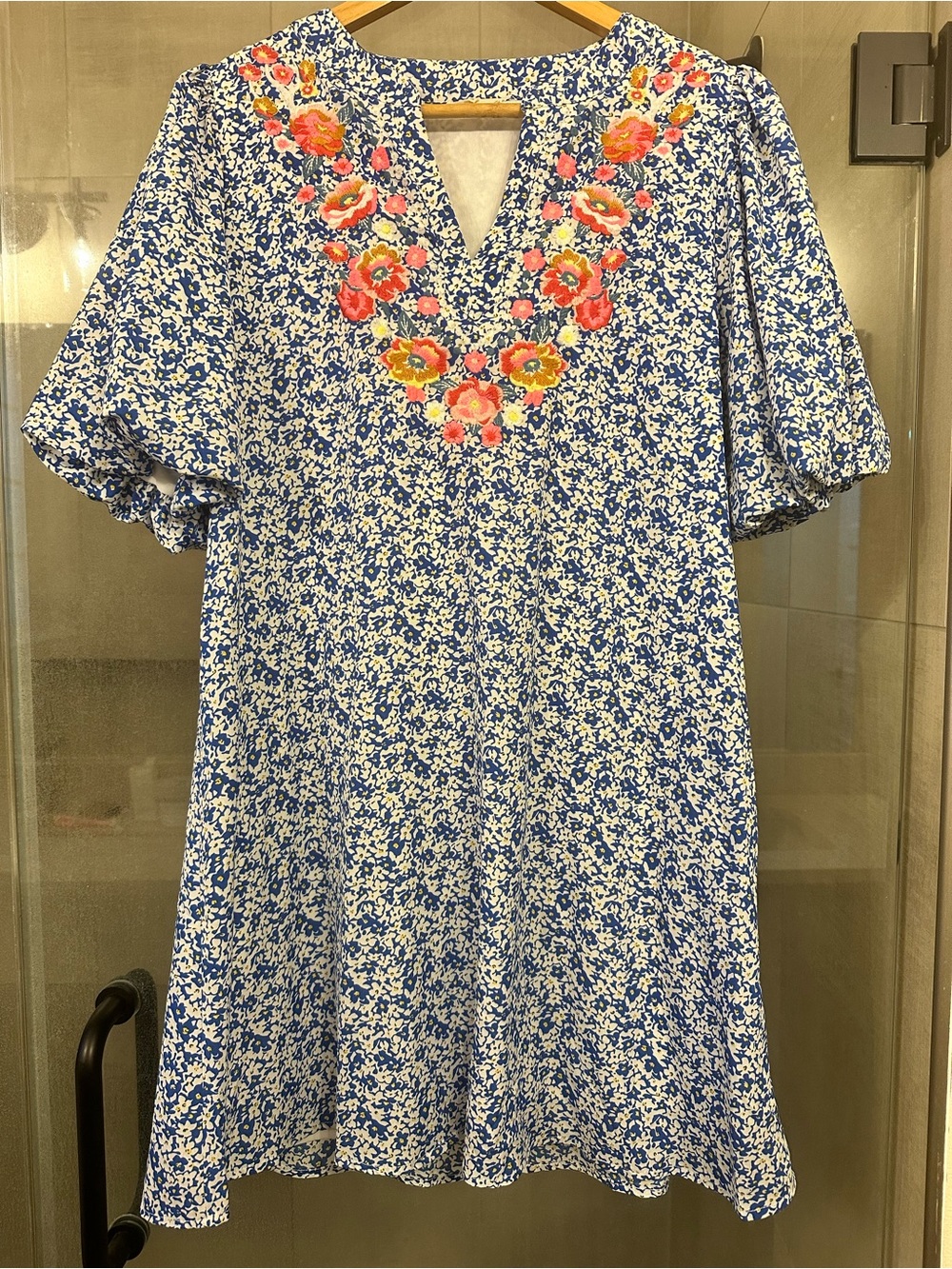 Boutique Puff Sleeve Dress